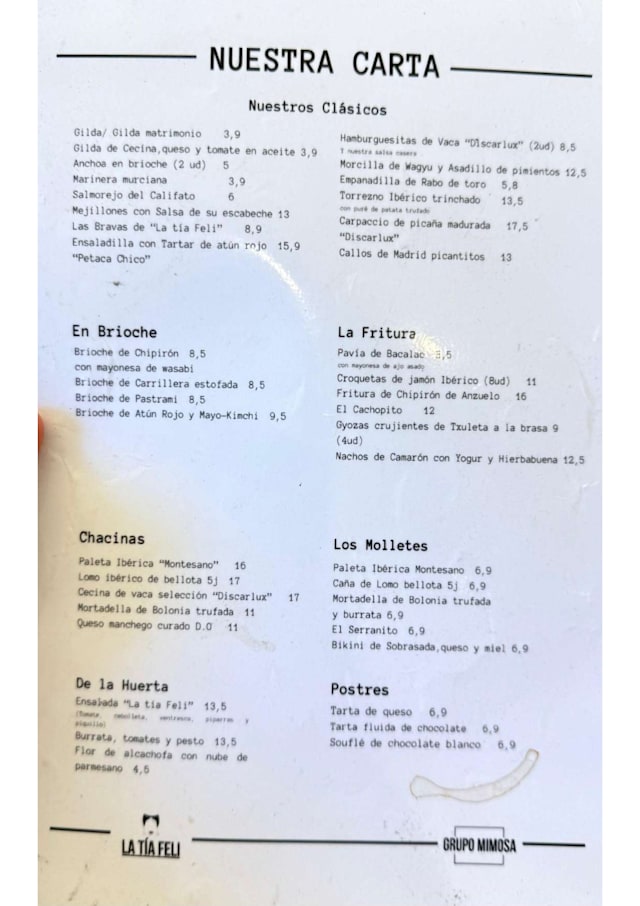PDF Menu page 1
