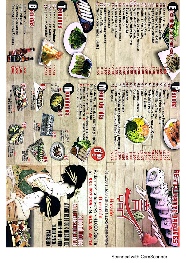 PDF Menu page 1