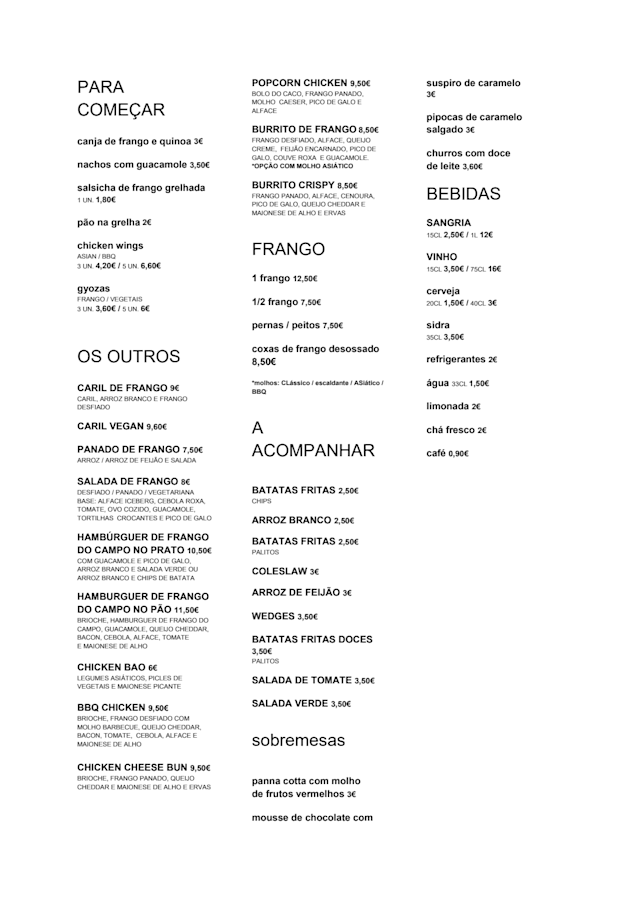 PDF Menu page 1