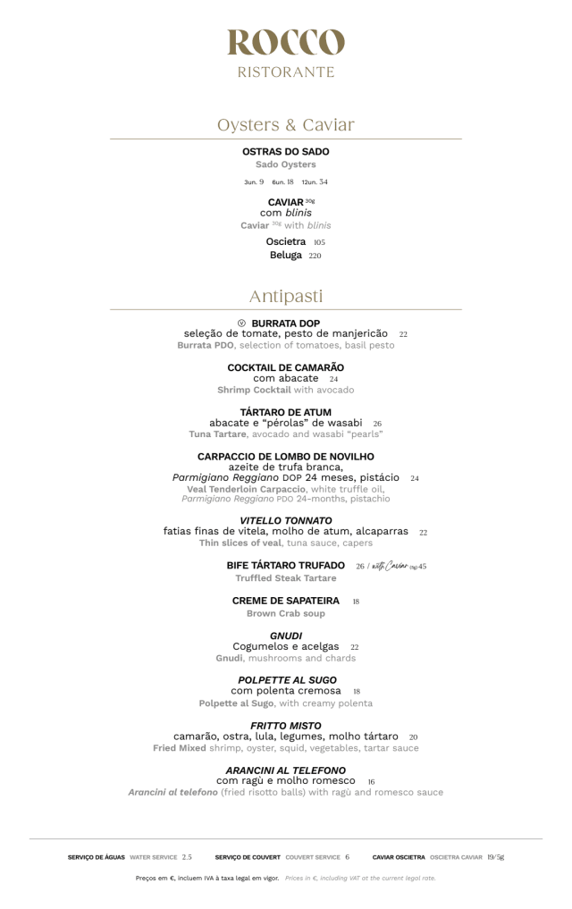 PDF Menu page 1