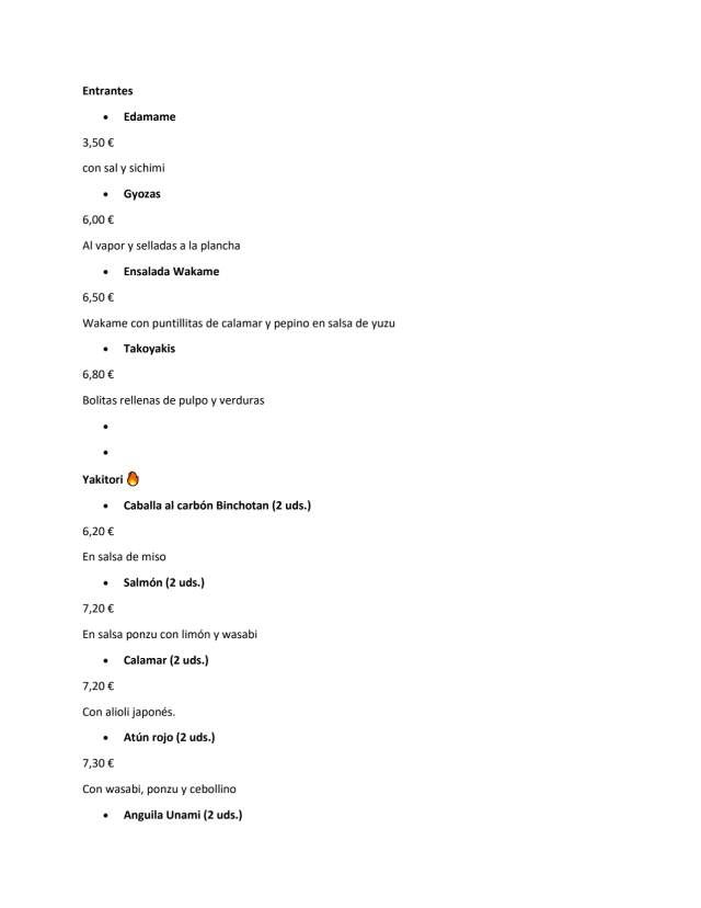 PDF Menu page 1