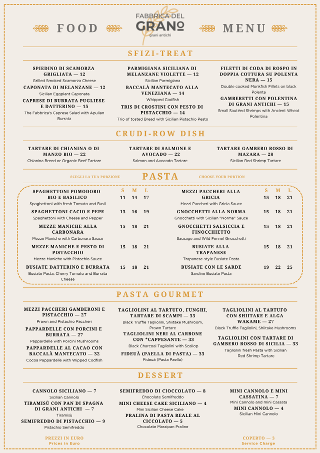 PDF Menu page 1