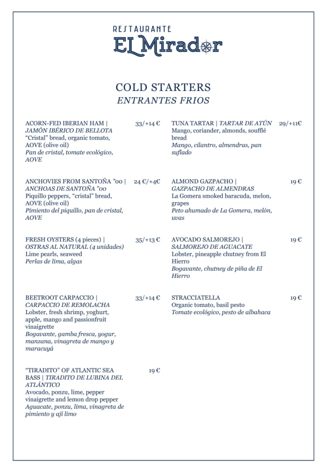 PDF Menu page 1