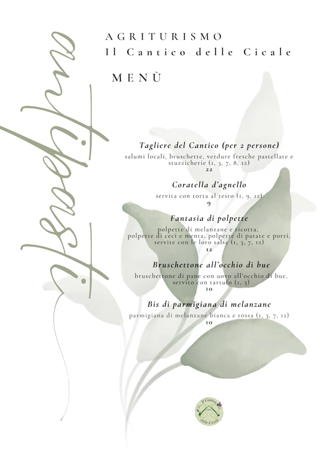 PDF Menu page 1