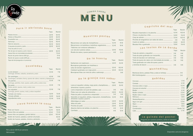 PDF Menu page 1