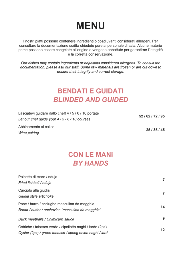 PDF Menu page 1