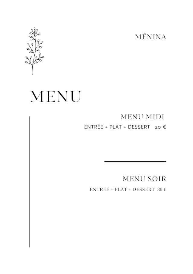 PDF Menu page 1