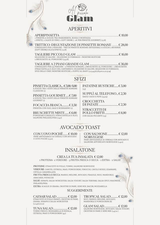 PDF Menu page 1