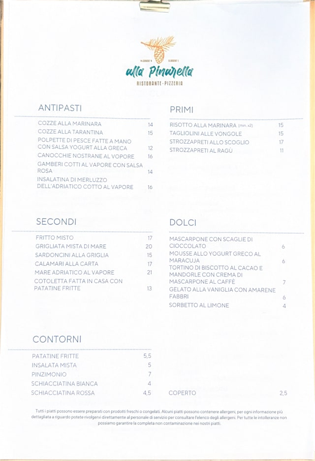PDF Menu page 1