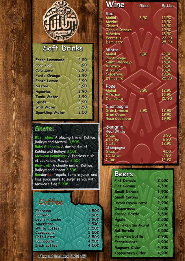PDF Menu page 1