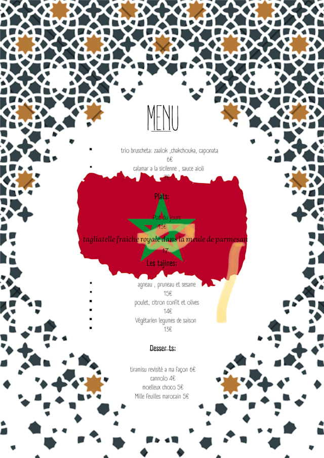 PDF Menu page 1