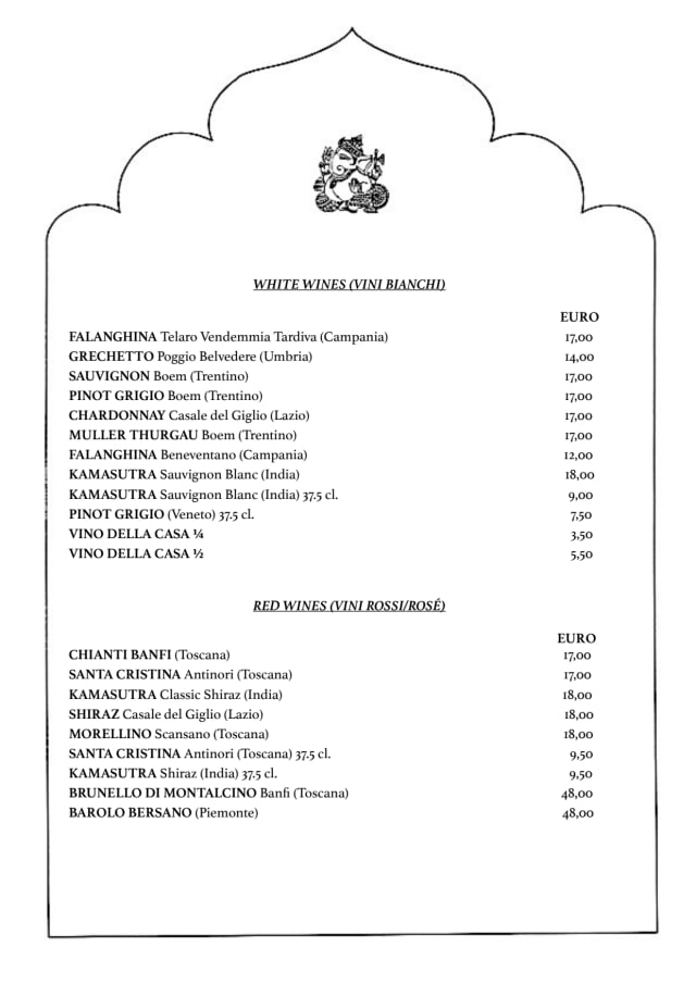 PDF Menu page 1