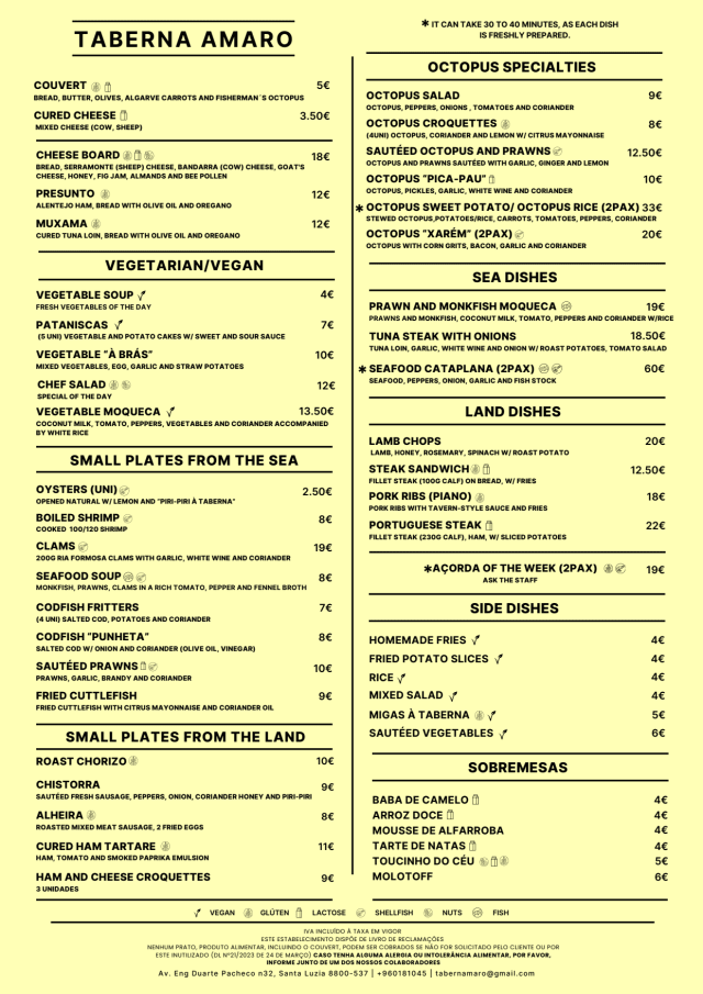 PDF Menu page 1