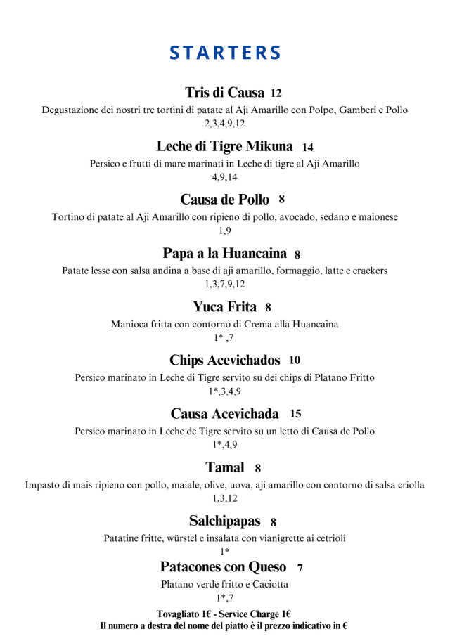 PDF Menu page 1