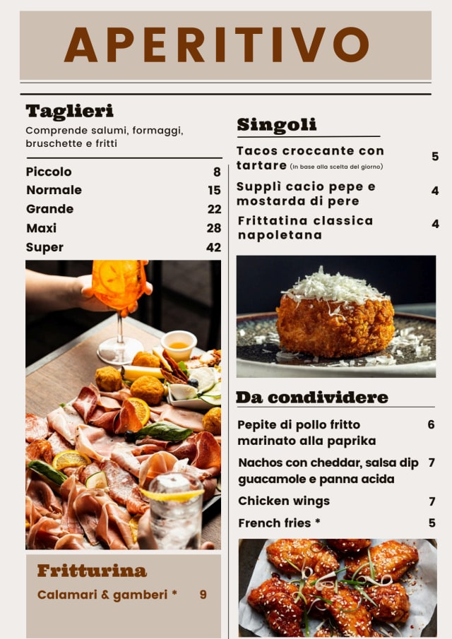 PDF Menu page 1