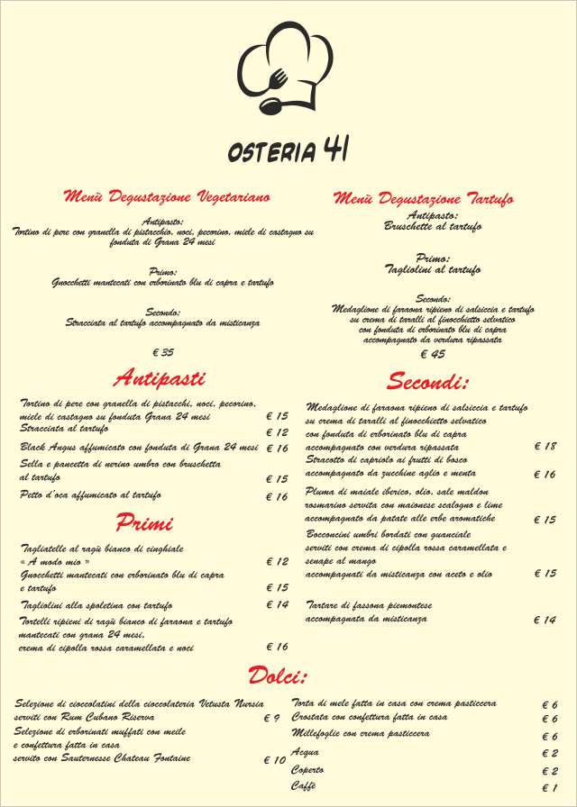 PDF Menu page 1