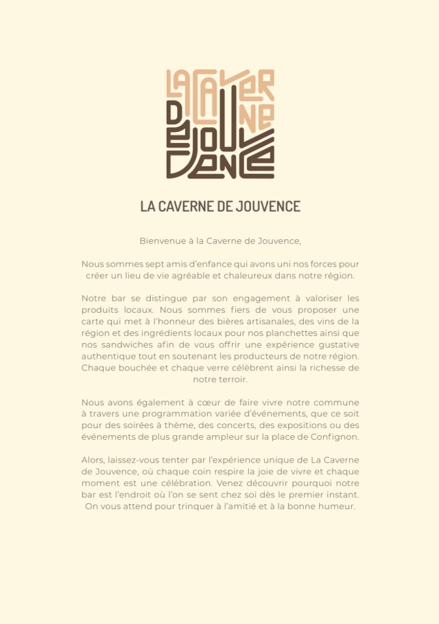 PDF Menu page 1