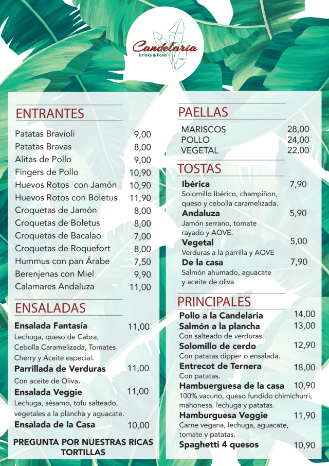 PDF Menu page 1