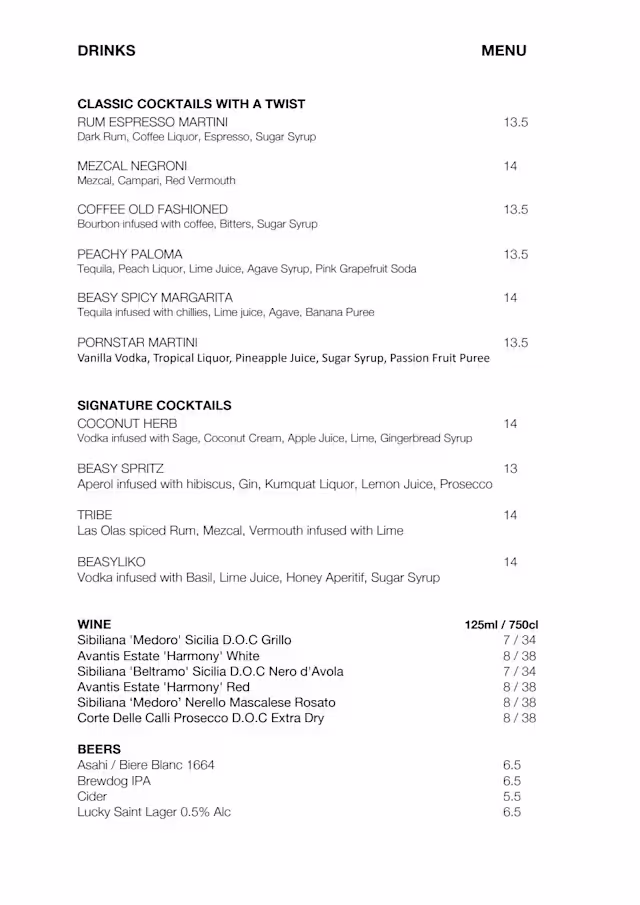 Beasy in London - Restaurant Reviews, Menus, and Prices | TheFork
