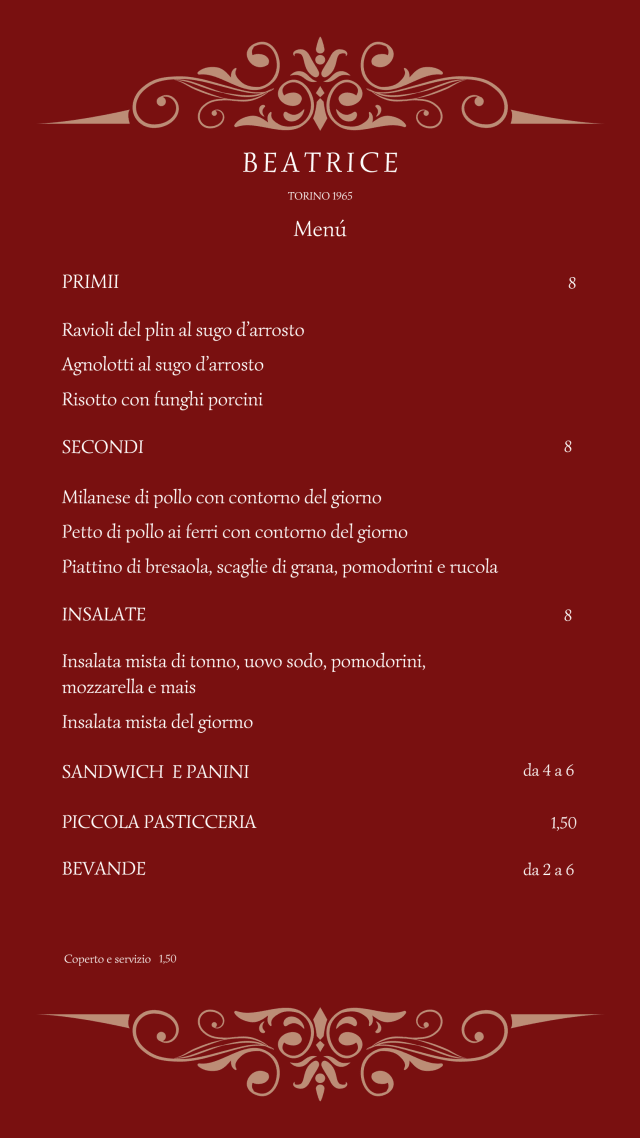 PDF Menu page 1