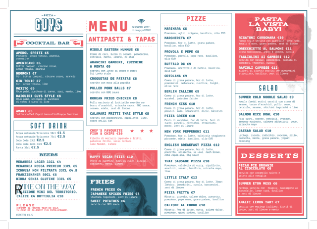 PDF Menu page 1