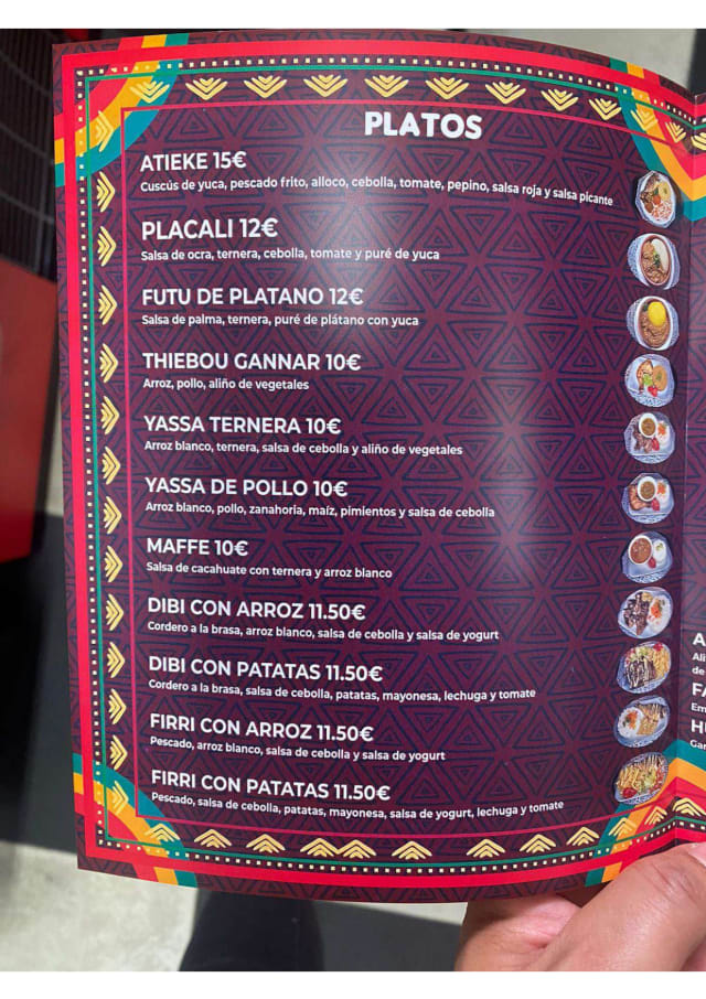 PDF Menu page 1