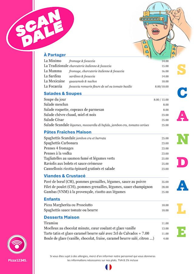PDF Menu page 1