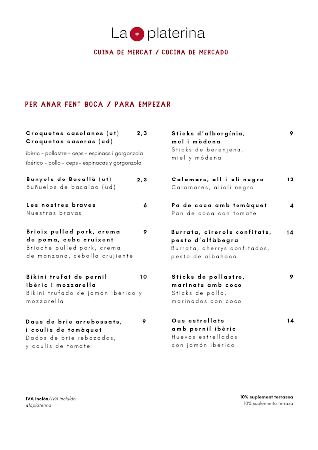PDF Menu page 1