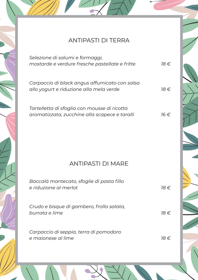 PDF Menu page 1