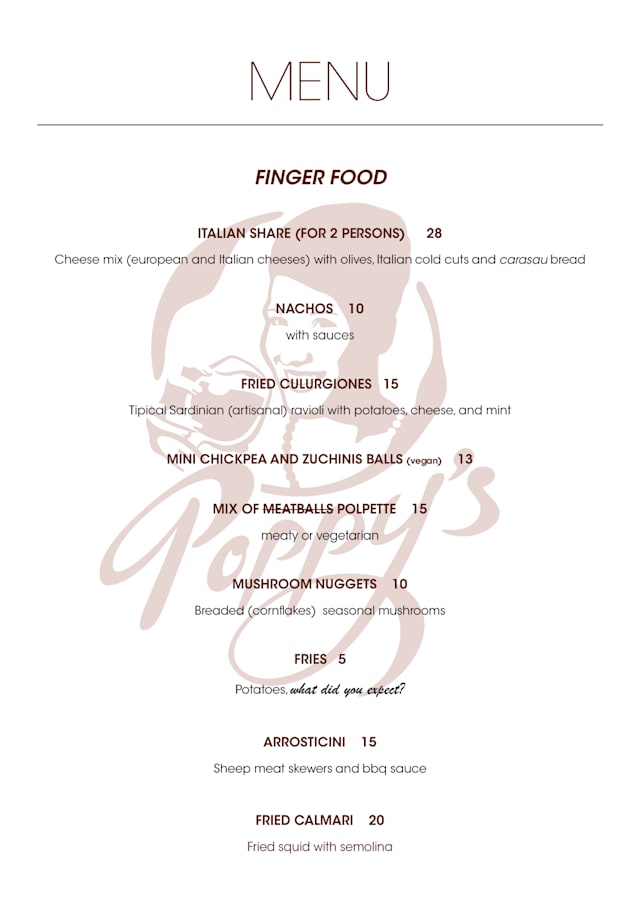 PDF Menu page 1