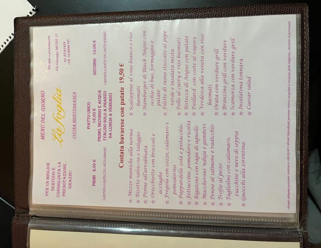 PDF Menu page 1