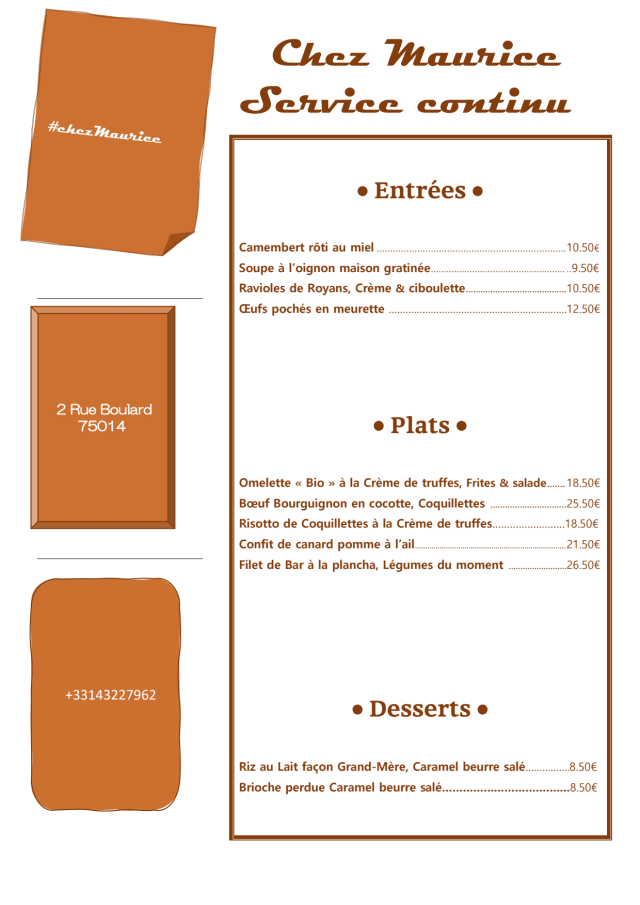 PDF Menu page 1