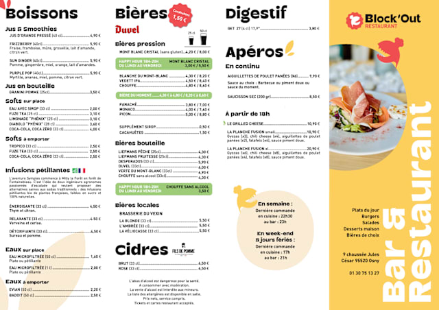 PDF Menu page 1