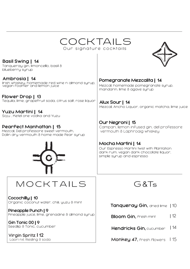 PDF Menu page 1