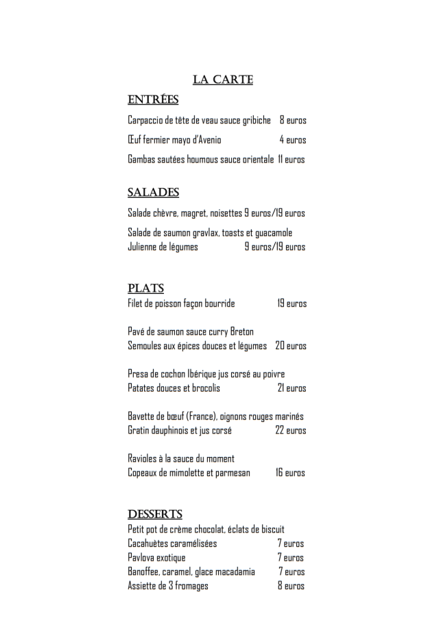 PDF Menu page 1