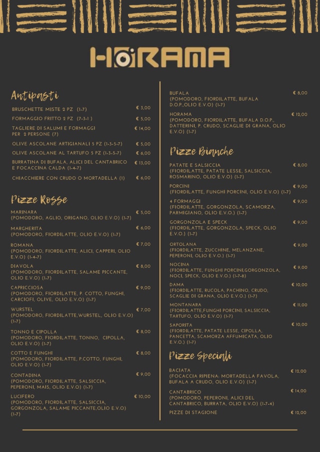 PDF Menu page 1