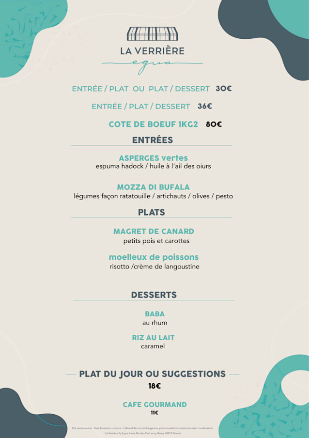 PDF Menu page 1