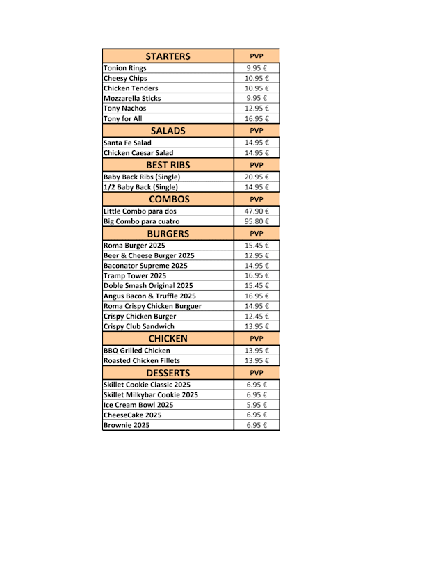 PDF Menu page 1