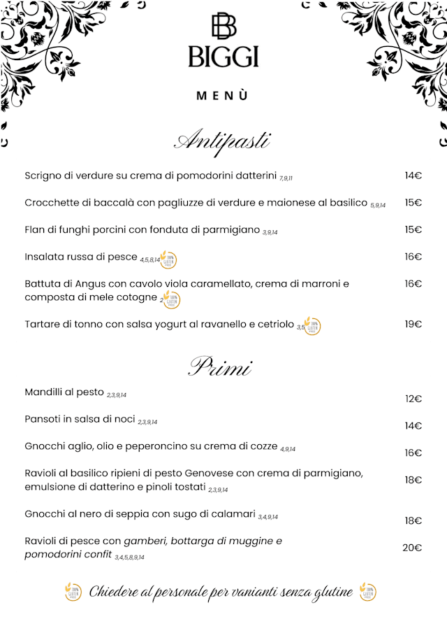 PDF Menu page 1
