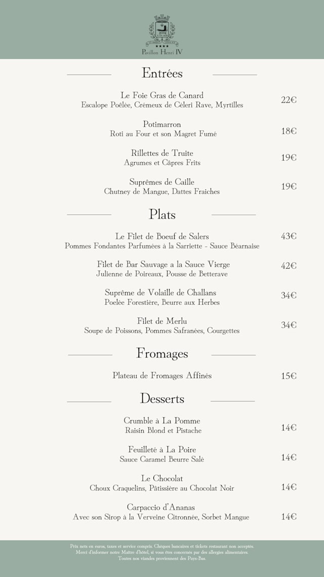 PDF Menu page 1