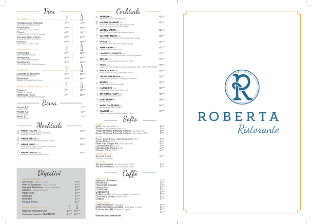 PDF Menu page 1