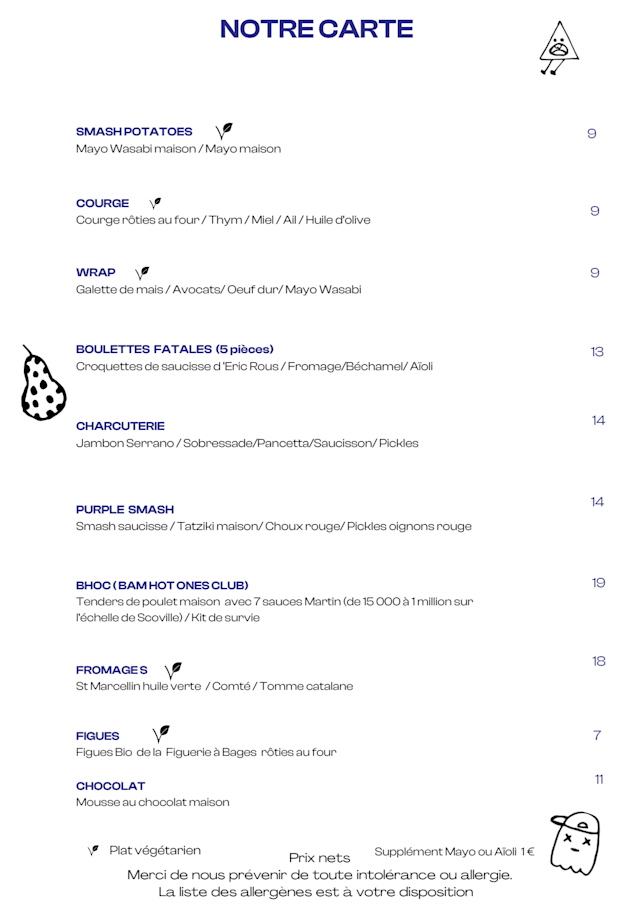PDF Menu page 1