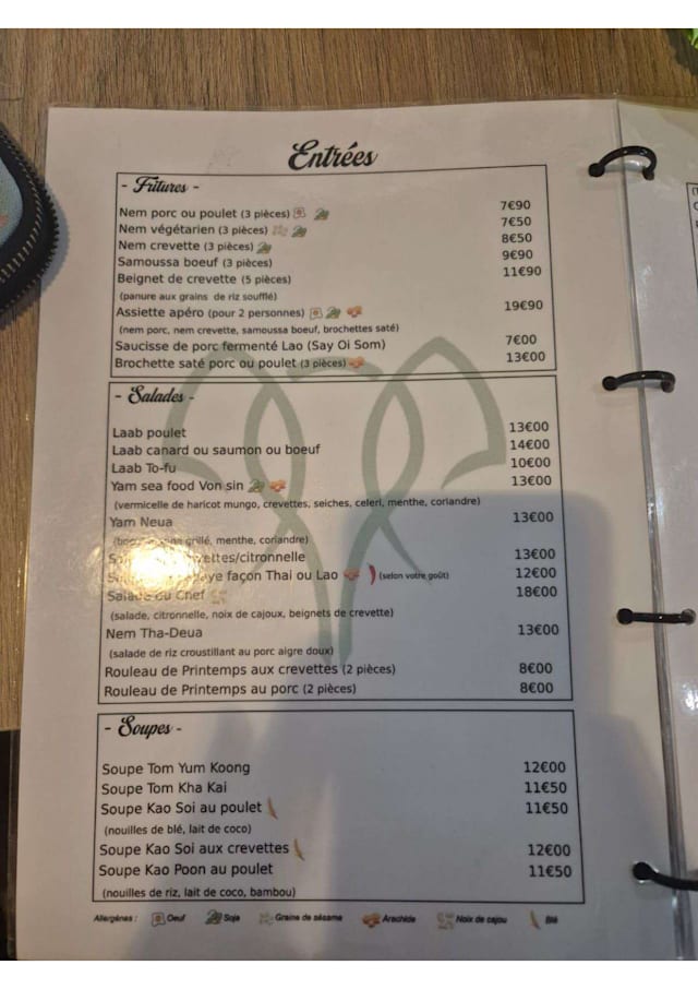 PDF Menu page 1