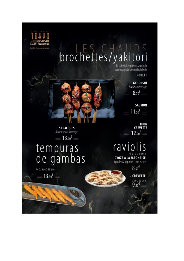 PDF Menu page 1