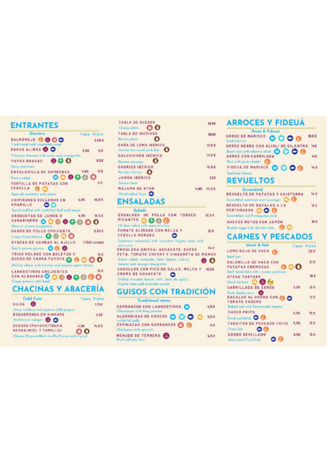 PDF Menu page 1