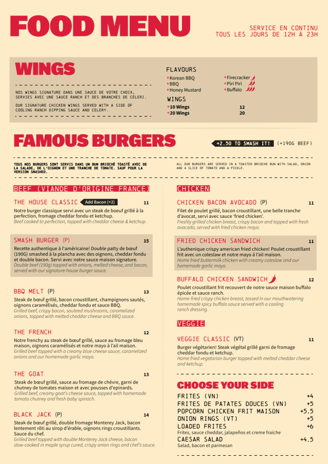 PDF Menu page 1