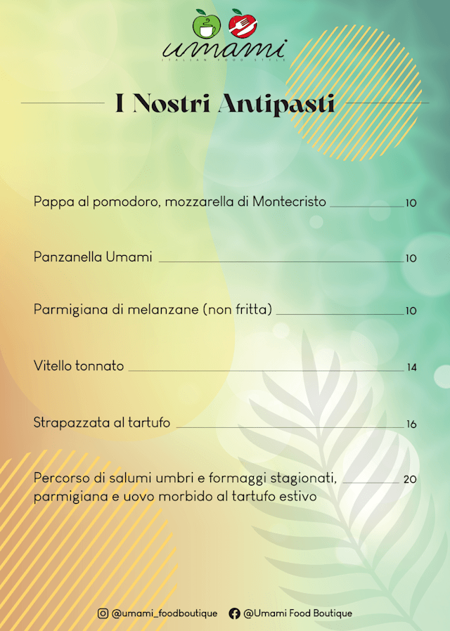 PDF Menu page 1