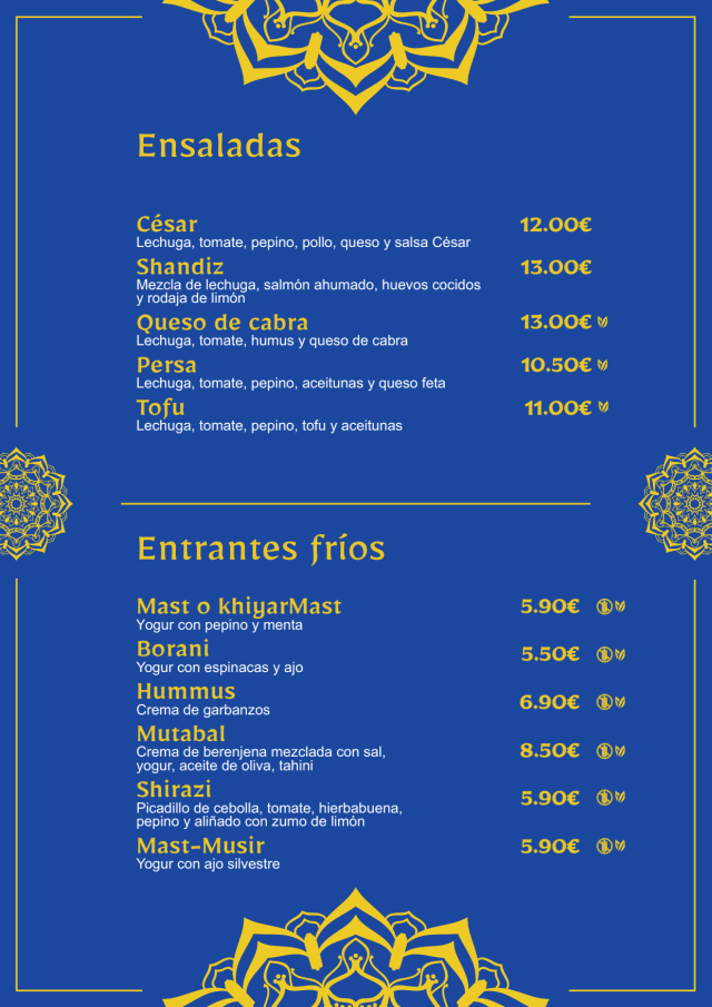 PDF Menu page 1