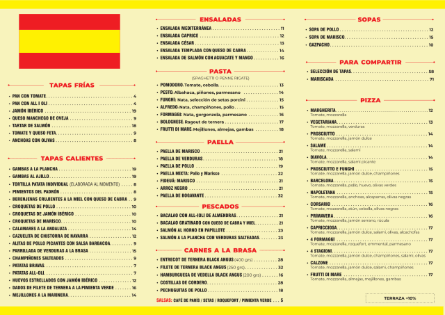 PDF Menu page 1