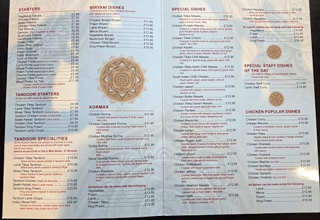 Spice Hamilton Menu Menus 2026 - Spice Indian Cuisine - Hamilton in Hamilton | TheFork
